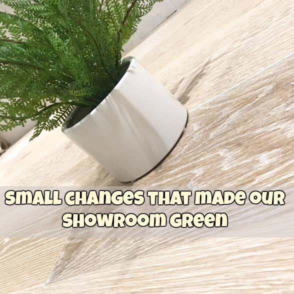 How We Made Our Showroom Green