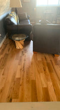 4" Red Oak Natural Rustic Grade Wire Brushed Matte Finish