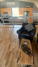 4" Red Oak Natural Rustic Grade Wire Brushed Matte Finish