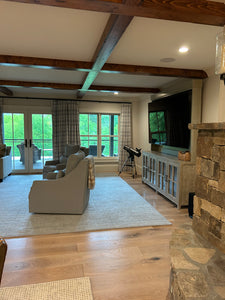 Wide Plank White Oak Hardwood Flooring Champagne