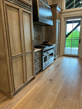 Wide Plank White Oak Hardwood Flooring Champagne