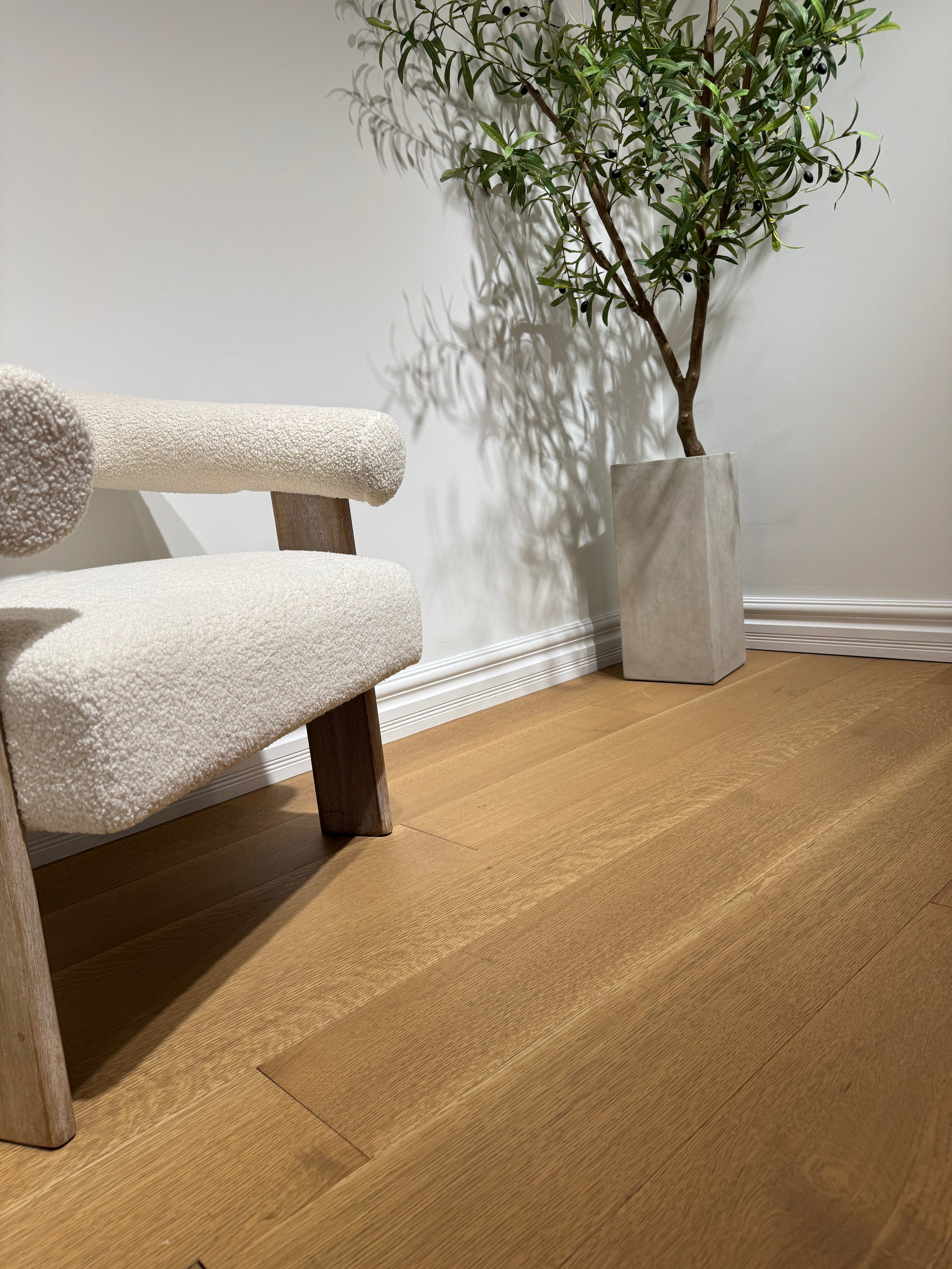 Quarter & Rift Sawn White Oak Flooring Biscotti