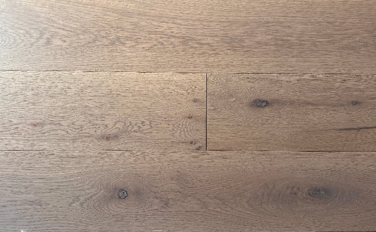 Wide Plank White Oak Hardwood Flooring Biscotti