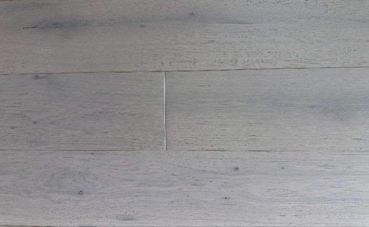 6" Live sawn White Oak Custom Wire Brushed Matte Finish