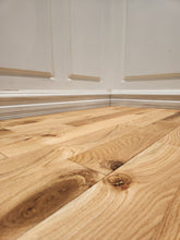 4-1/4" Red Oak Natural Rustic Grade Wire Brushed Matte Finish