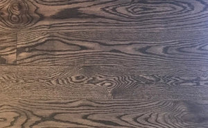 6" Engineered Red Oak Storm Wire Brushed Matte Finish