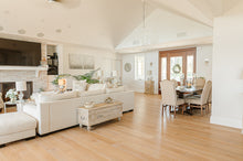 Wide Plank White Oak Hardwood Flooring Champagne