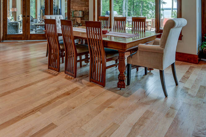 Maple Hardwood Flooring - Gaylord Wide Plank Flooring 