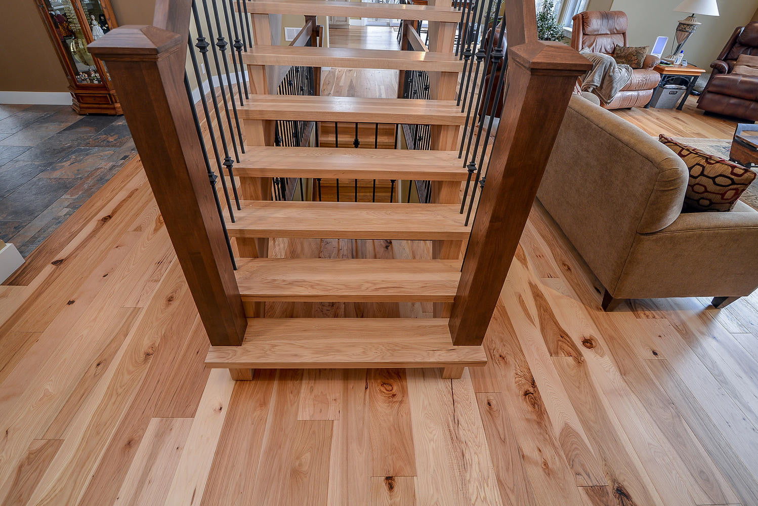 Hickory Hardwood Flooring - Gaylord Wide Plank Flooring 