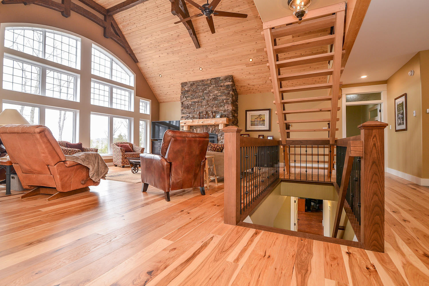 Hickory Hardwood Flooring - Gaylord Wide Plank Flooring 