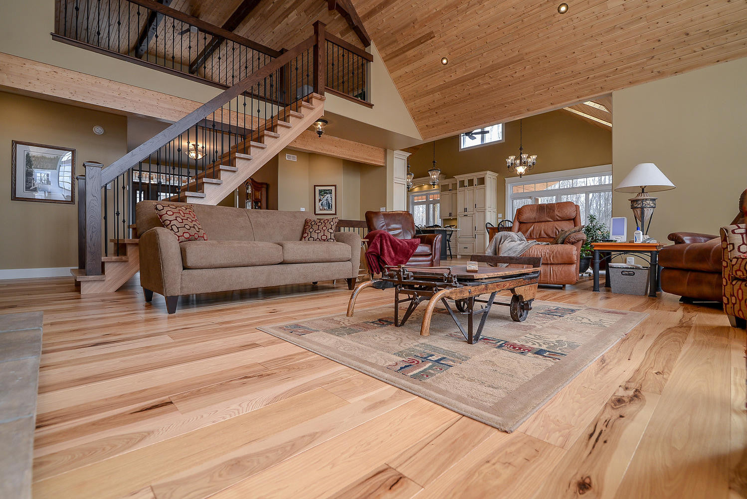 Hickory hardwood sales flooring