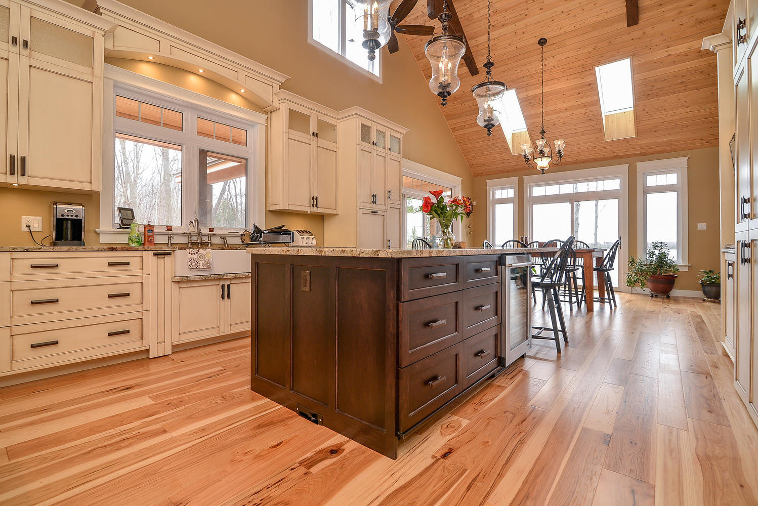 Hickory Hardwood Flooring - Gaylord Wide Plank Flooring 