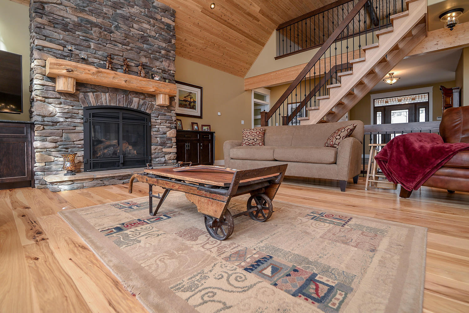 Hickory Hardwood Flooring - Gaylord Wide Plank Flooring 