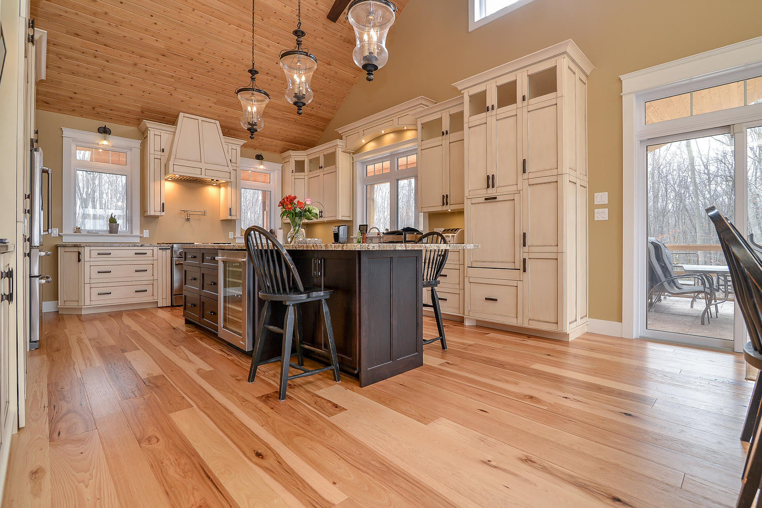 Hickory Hardwood Flooring - Gaylord Wide Plank Flooring 