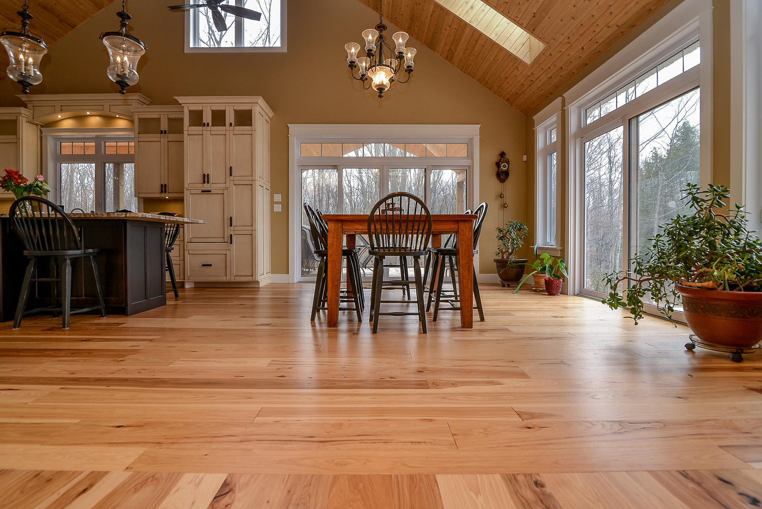 Hickory Hardwood Flooring - Gaylord Wide Plank Flooring 