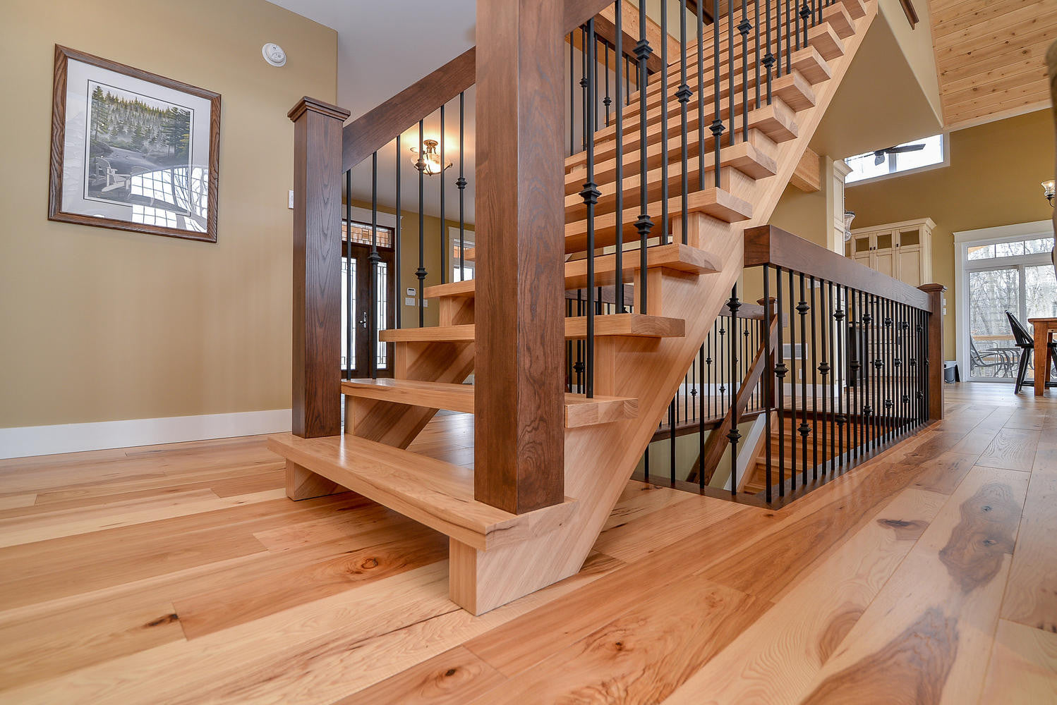 Hickory Hardwood Flooring - Gaylord Wide Plank Flooring 