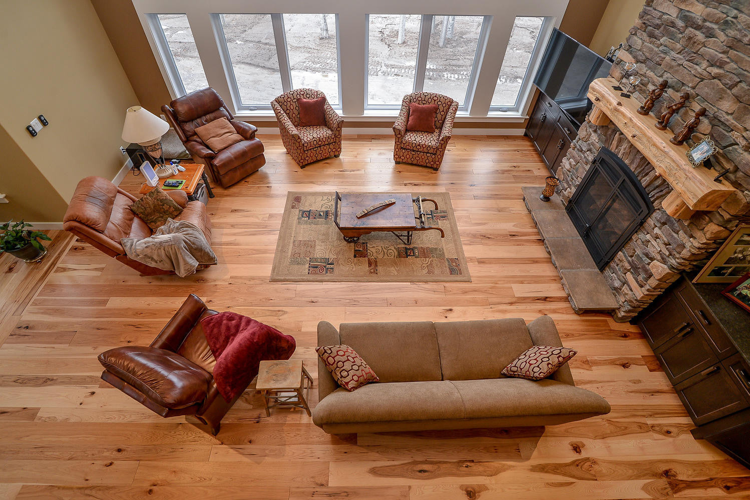 Hickory Hardwood Flooring - Gaylord Wide Plank Flooring 