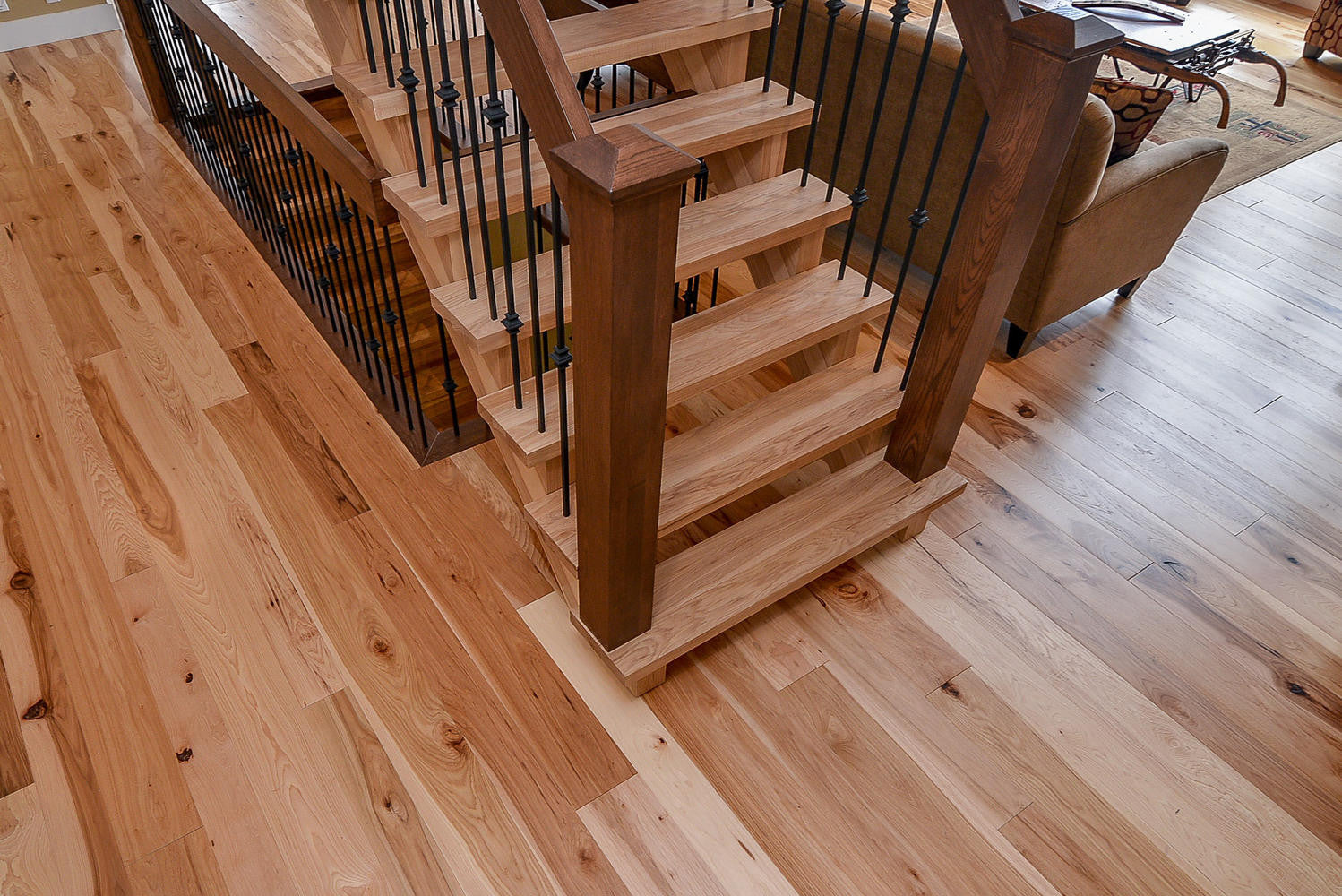 Hickory Hardwood Flooring - Gaylord Wide Plank Flooring 