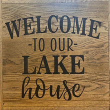 Wood Sign | Welcome to our Lake House