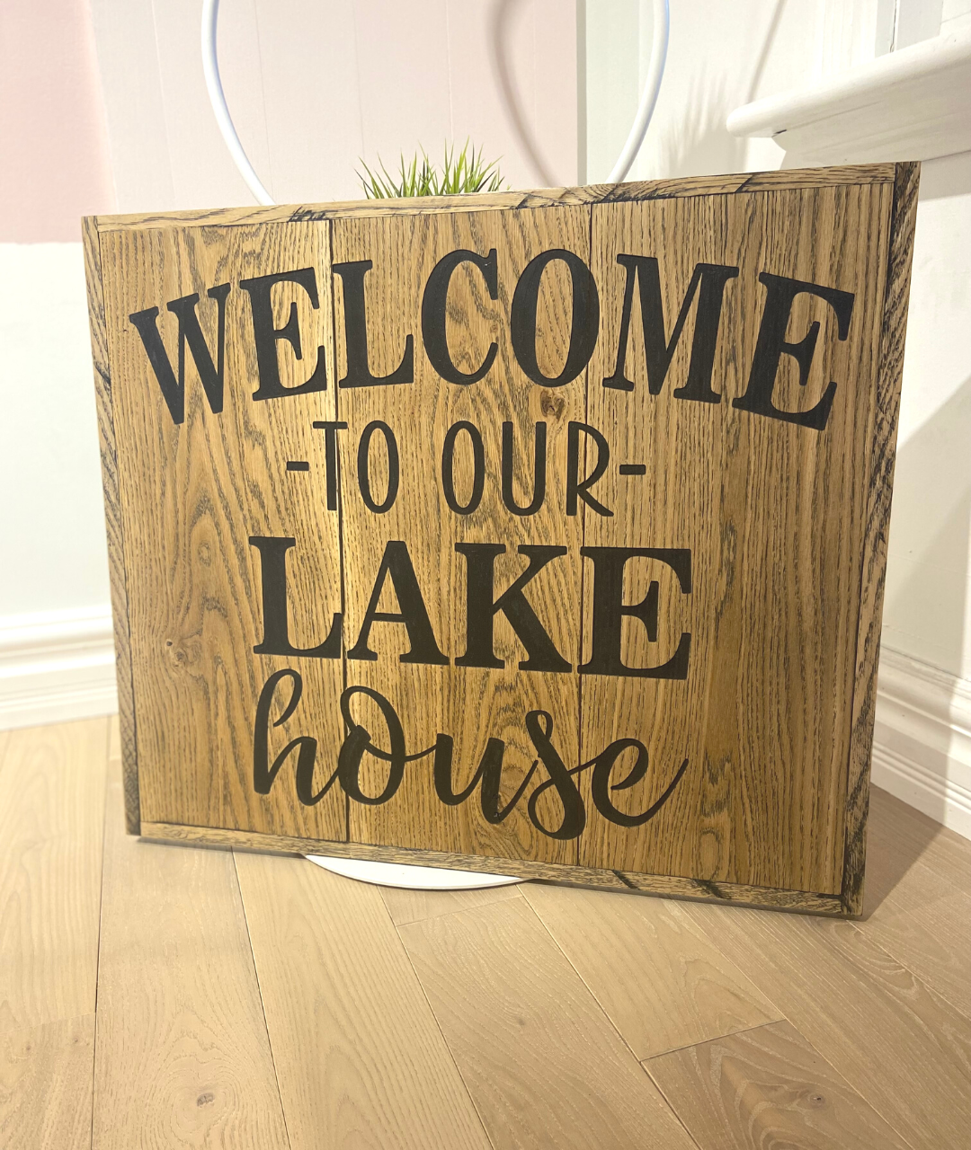 Wood Sign | Welcome to our Lake House