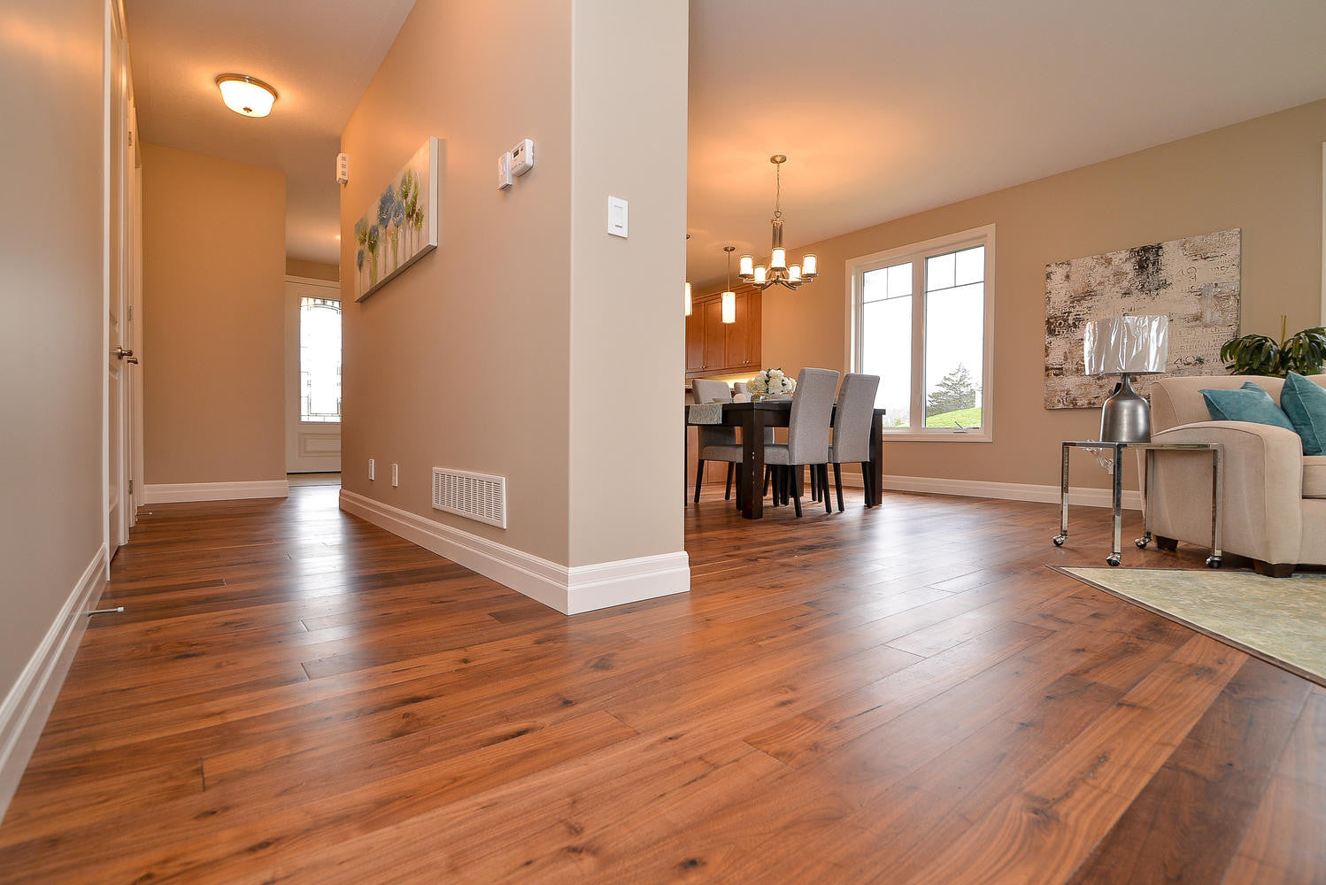 Walnut Hardwood Flooring - Gaylord Wide Plank Flooring 