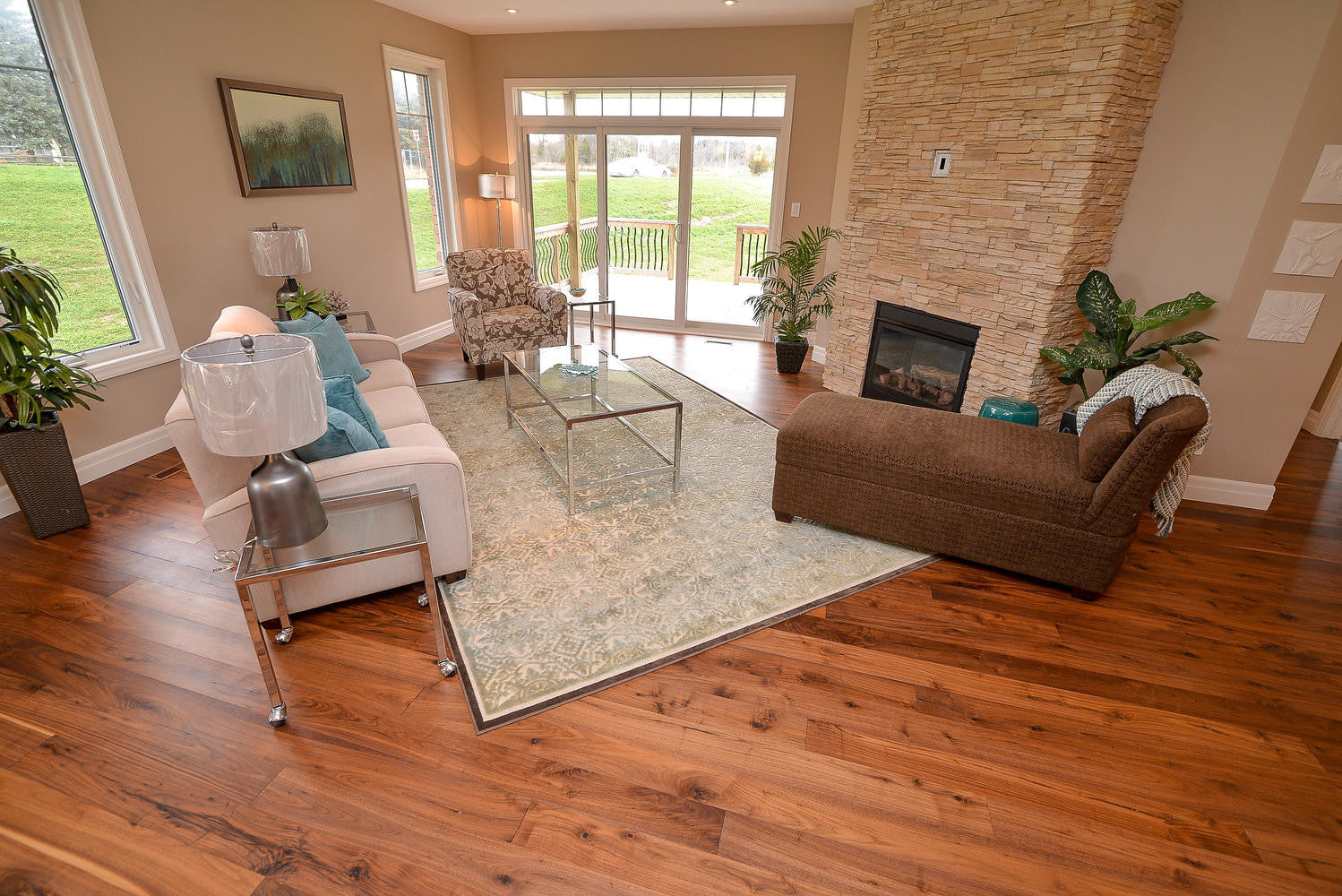 Walnut Hardwood Flooring - Gaylord Wide Plank Flooring 